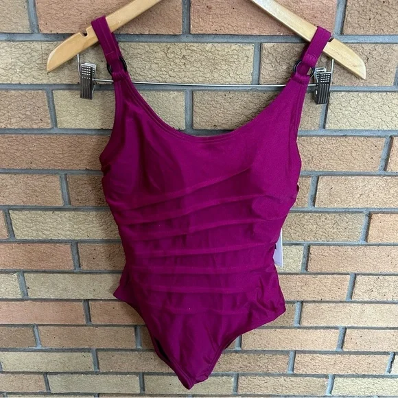 DKNY Women's One-Piece Starburst Swimsuit Size Small NWT - Picture 2 of 6
